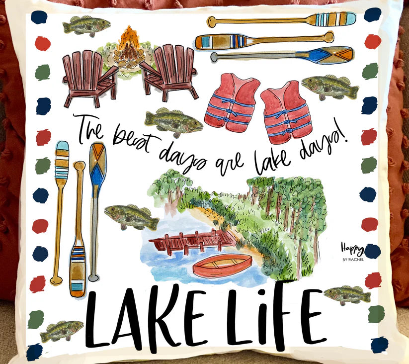 Lake Life Pillow