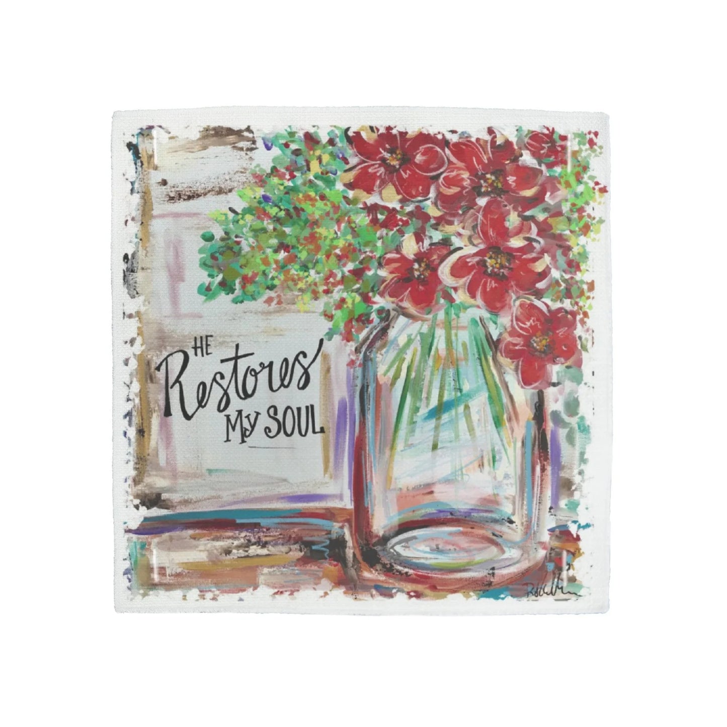 Restores My Soul Pillow Swap- Square