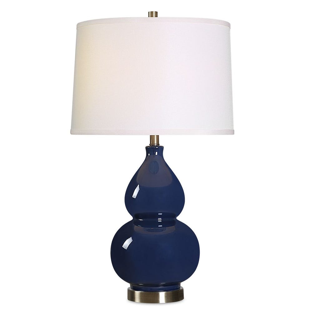 Navy Table Lamp