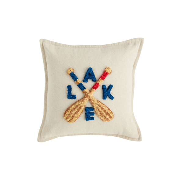 Lake Tufted Icon Pillow