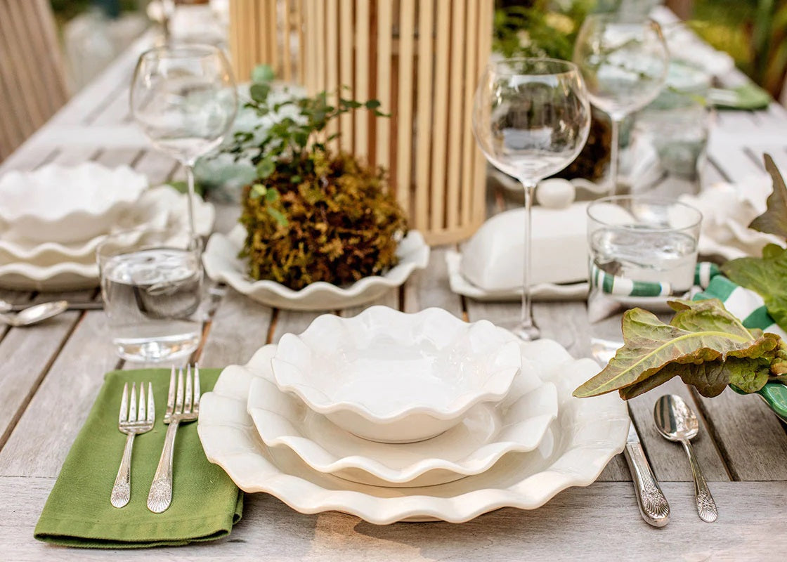Signature White Ruffle Collection by Coton Colors