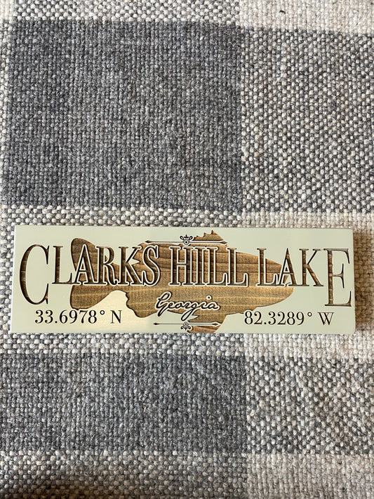 Clarks Hill Lake Small Wall Decor