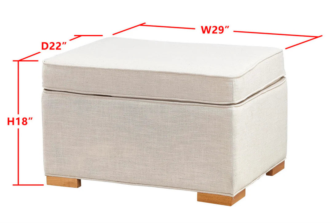 Fallon Swivel Chair or Ottoman