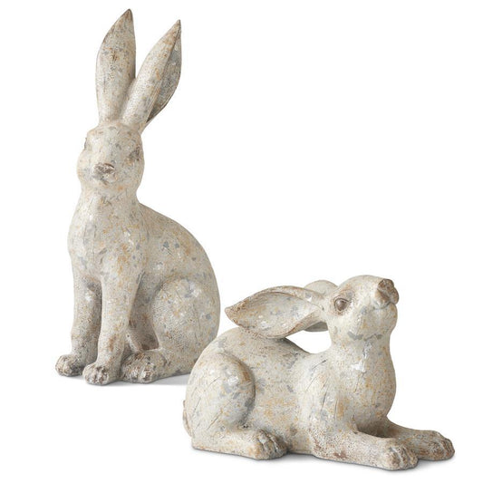 Resin Gray Bunny