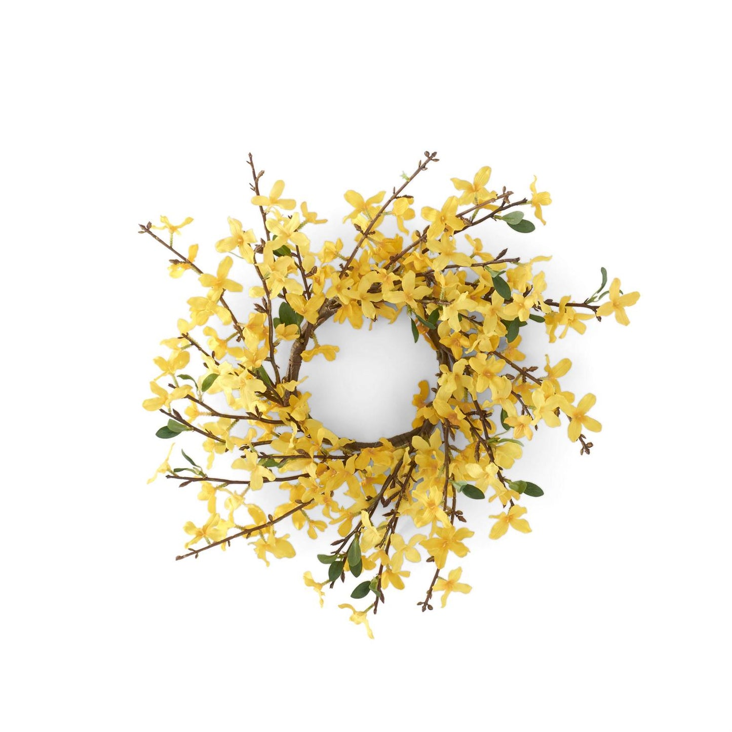 Yellow Forsythia Candle Ring