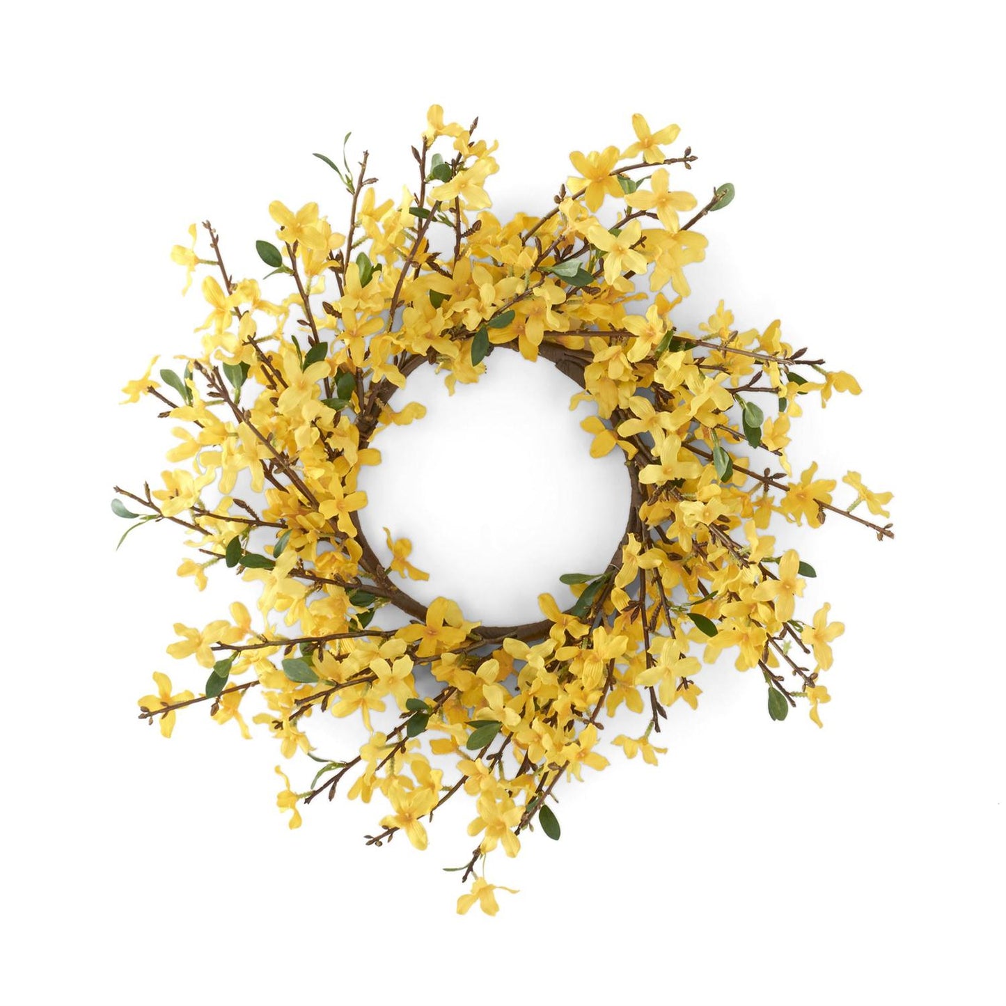 Large Yellow Forsythia Wreath