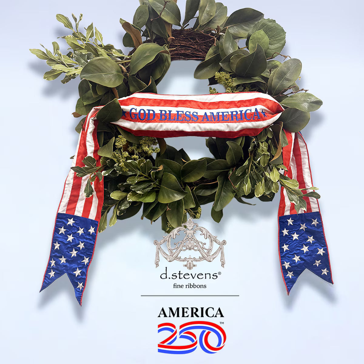 "God Bless America" Satin Banner