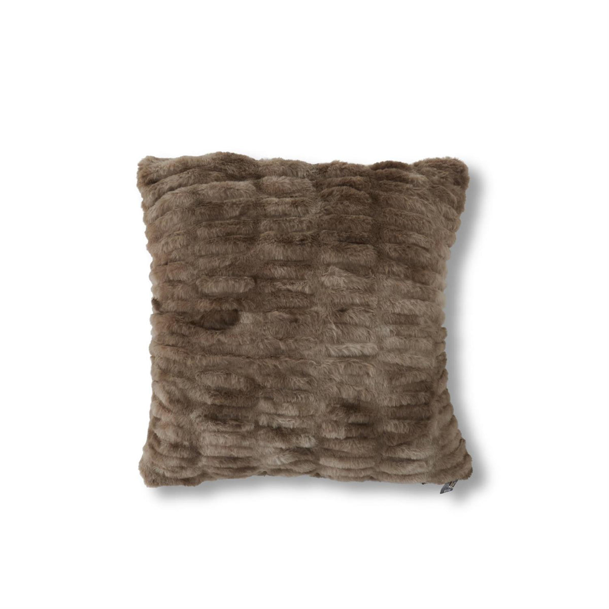 Ribbed Vegan Fur Pillow