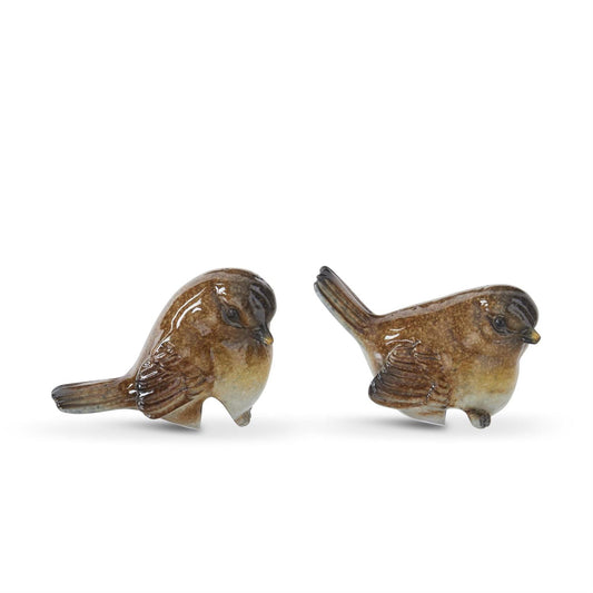 Brown Bird Pot Hangers