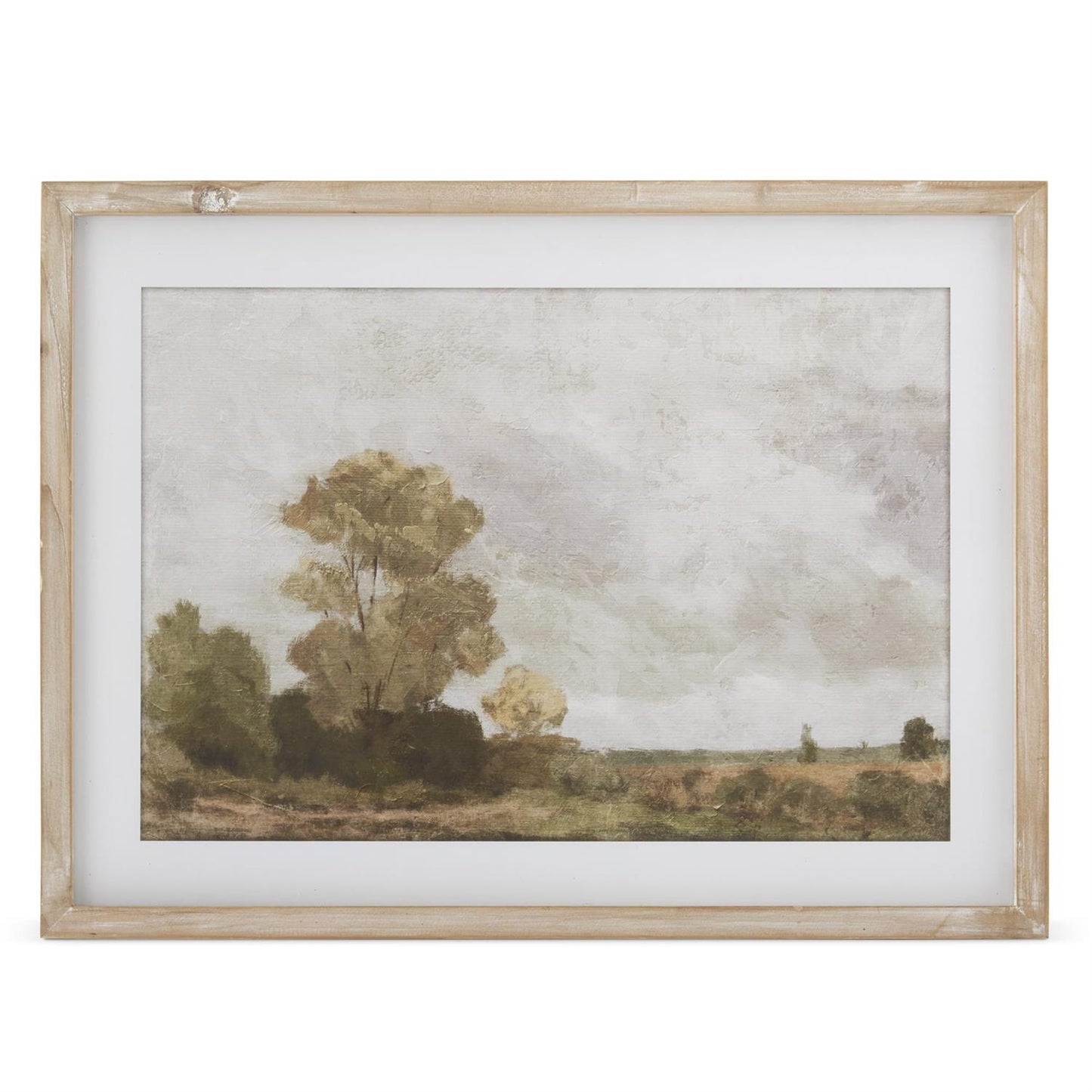 Fir Framed Nature Scape Artwork