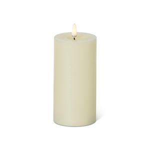 Cream Touch LED Pillar Candles with Timers