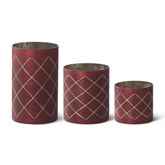 Etched Glass Containers
