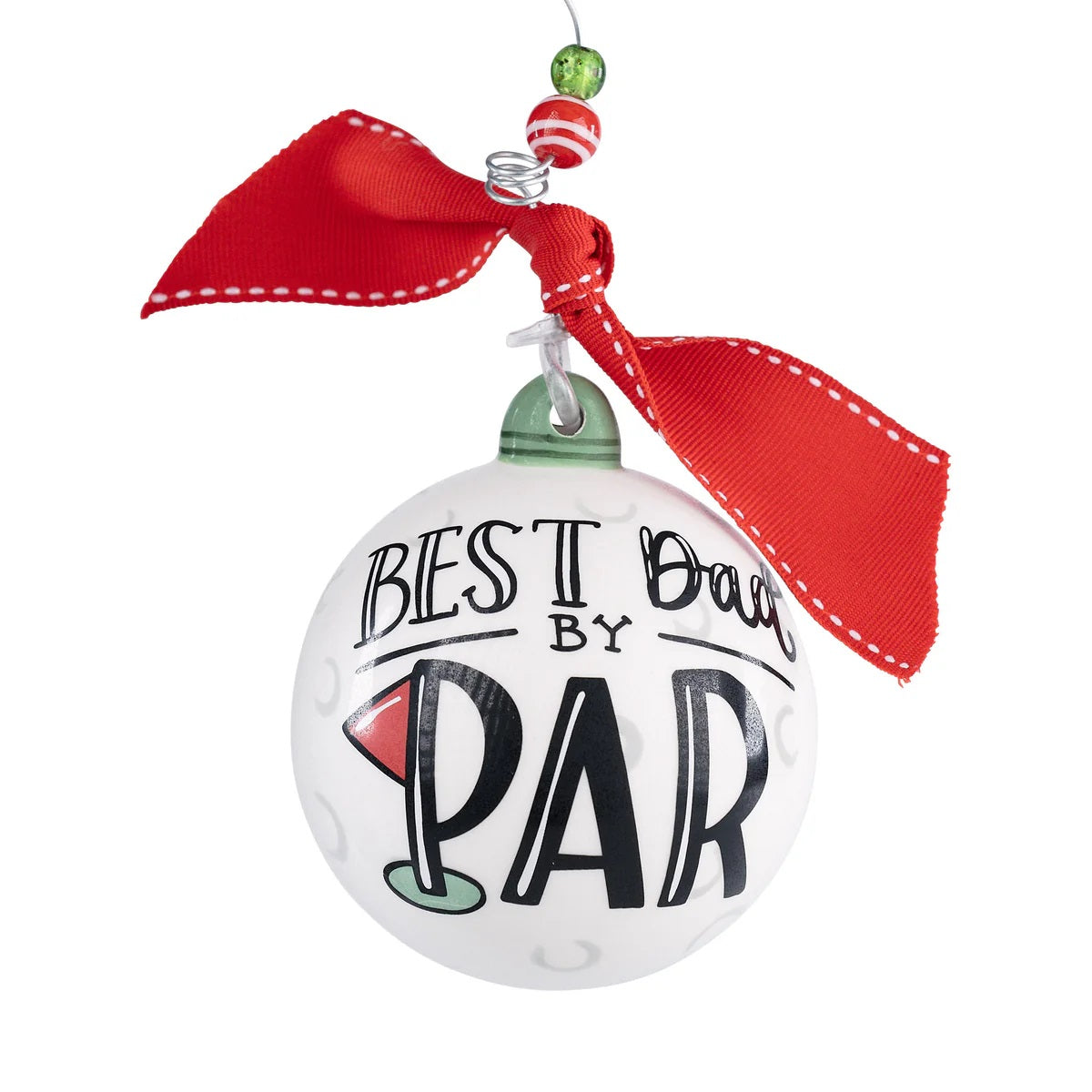 Best Dad by Par Ornament