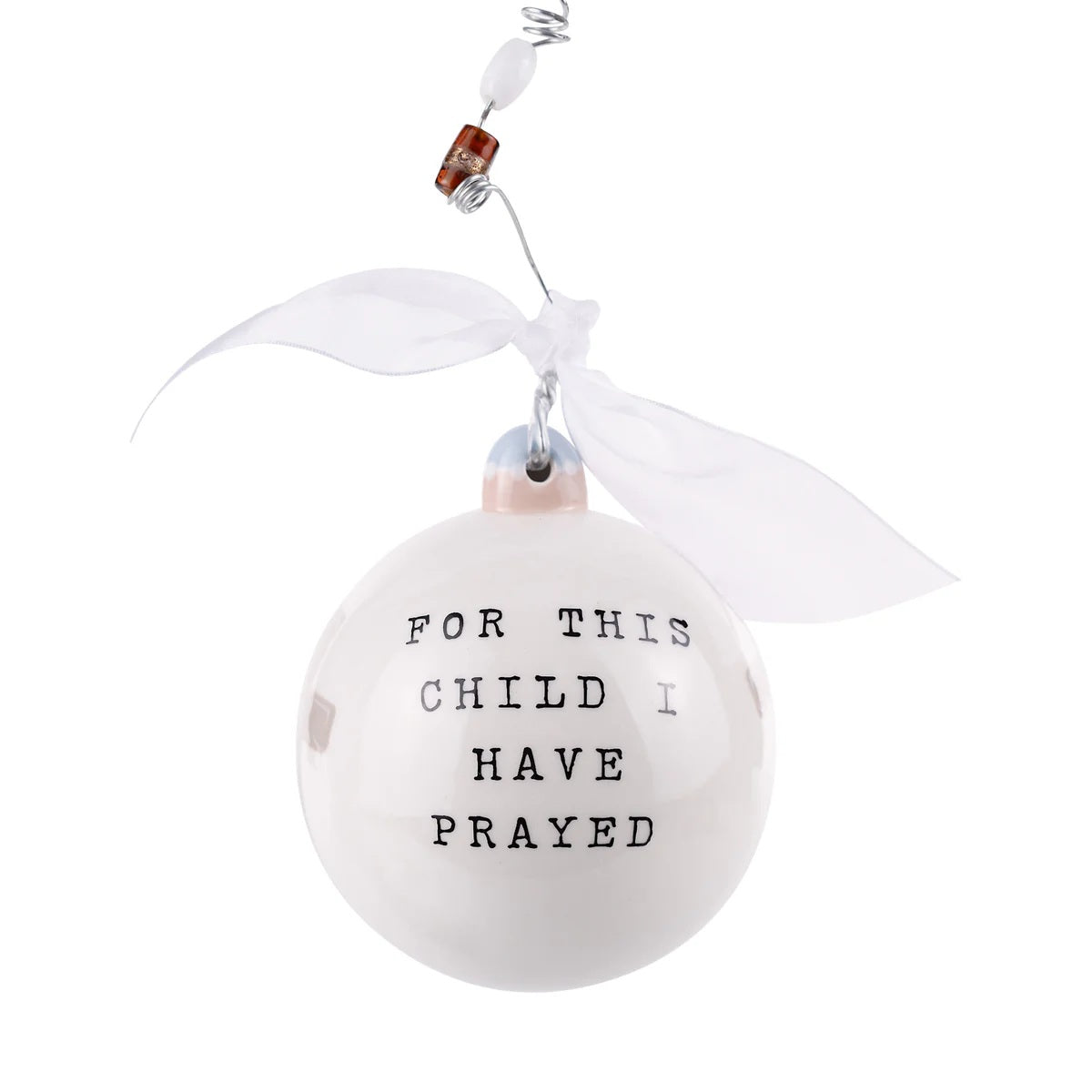 For This Child I Have Prayed Ornament