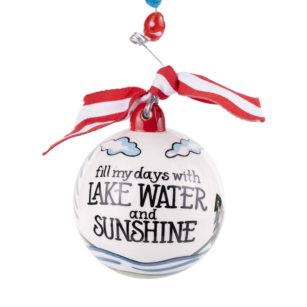 Lake Water and Sunshine Ornament