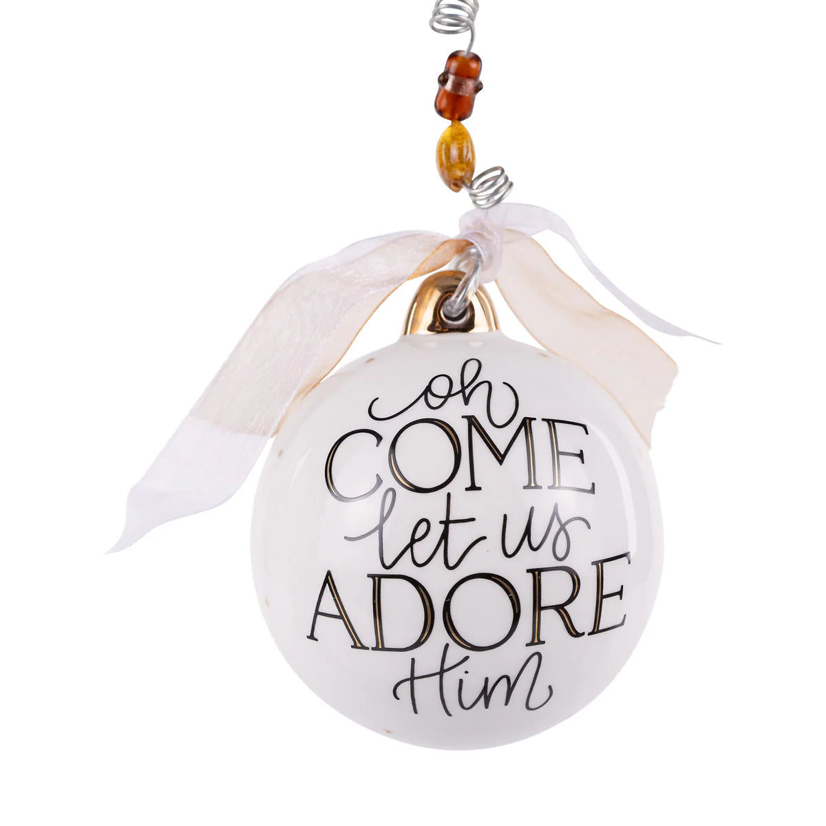 Adore Him Nativity Ornament