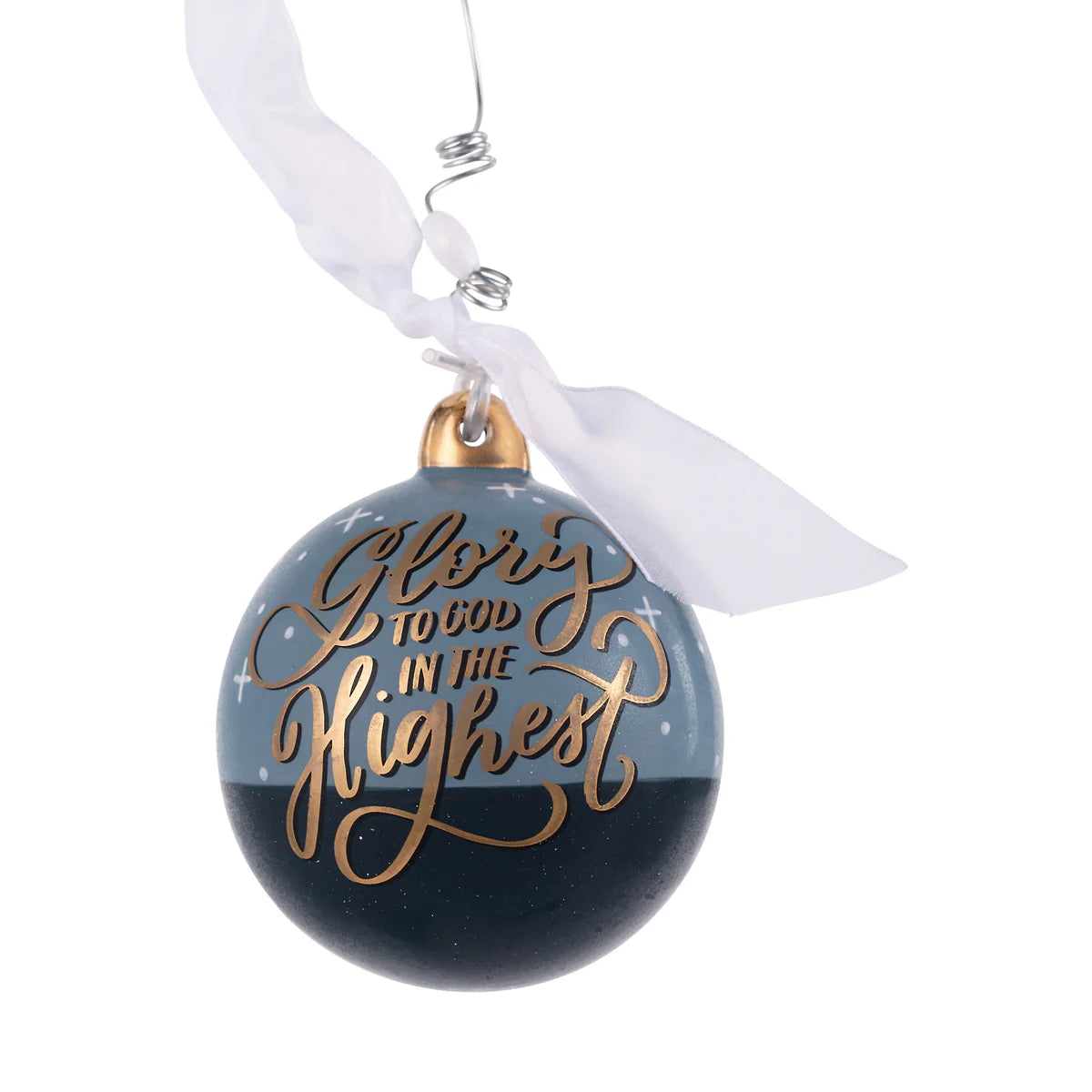 Glory to God Ceramic Ornament