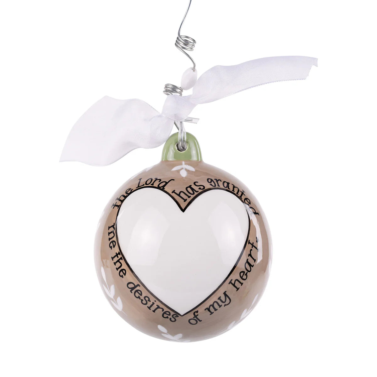 Neutral "For This Child I Have Prayed" Ornament