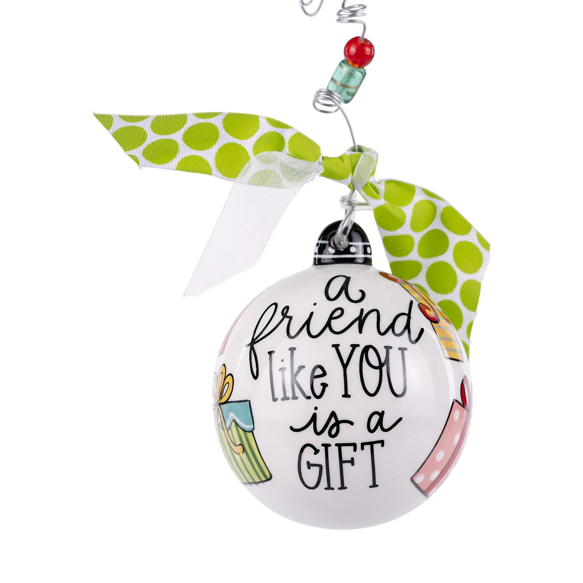 A Friend Like You is a Gift Ceramic Ornament