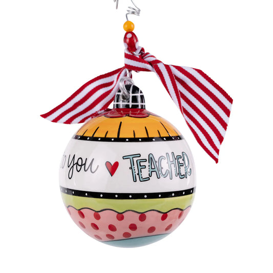 No One Measures Up To You Teacher Ornament