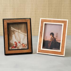 Bone and Wood Photo Frame