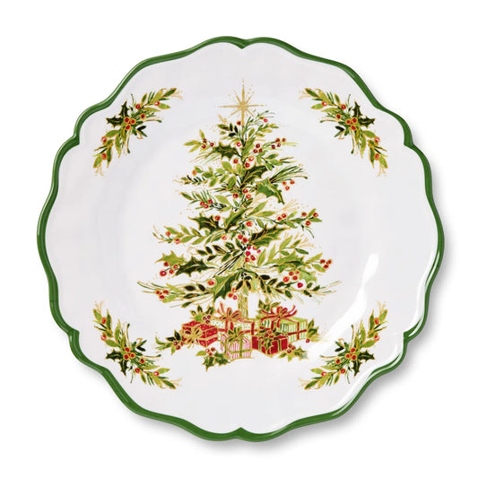 Holly Tree Melamine Dinnerware Collection