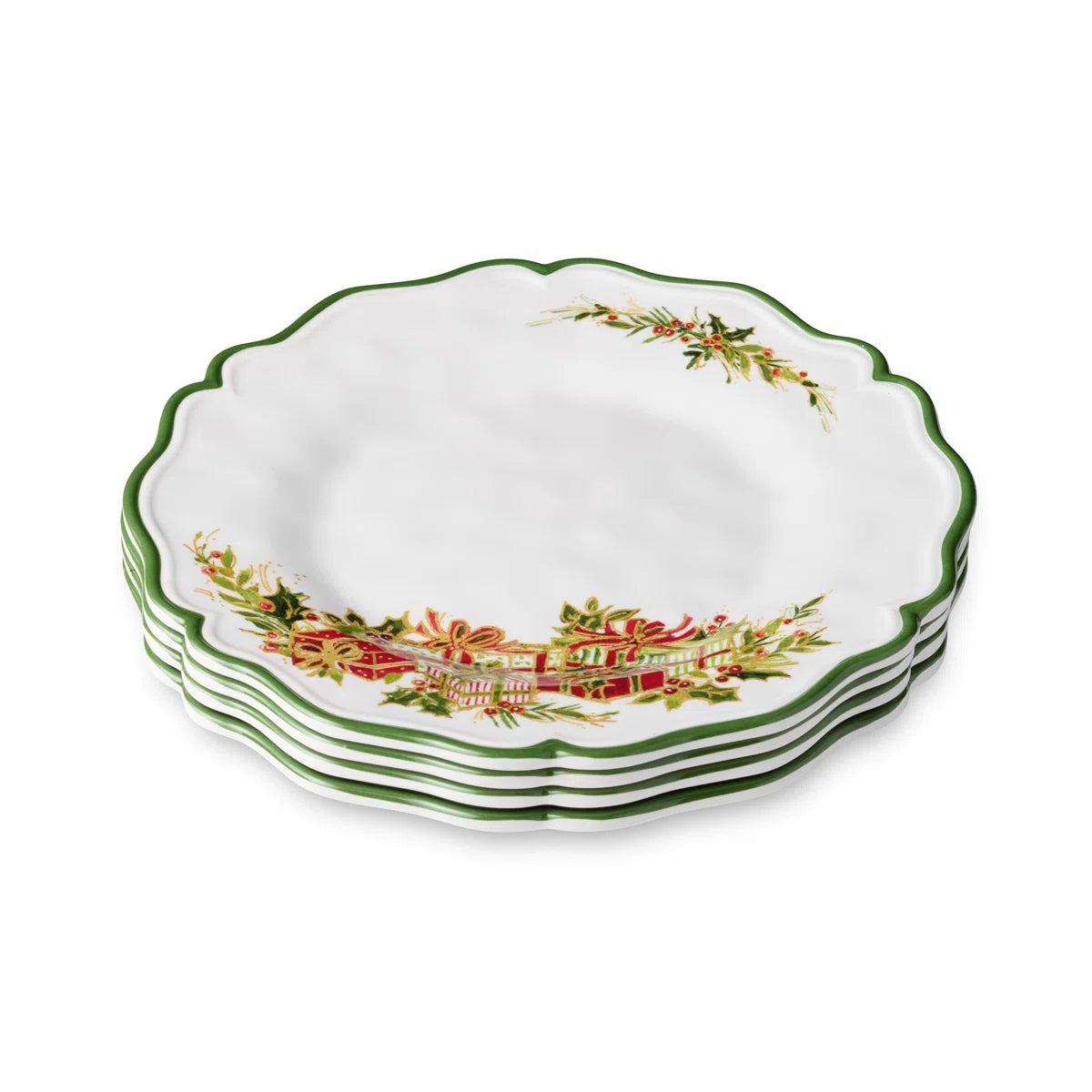 Holly Tree Melamine Dinnerware Collection
