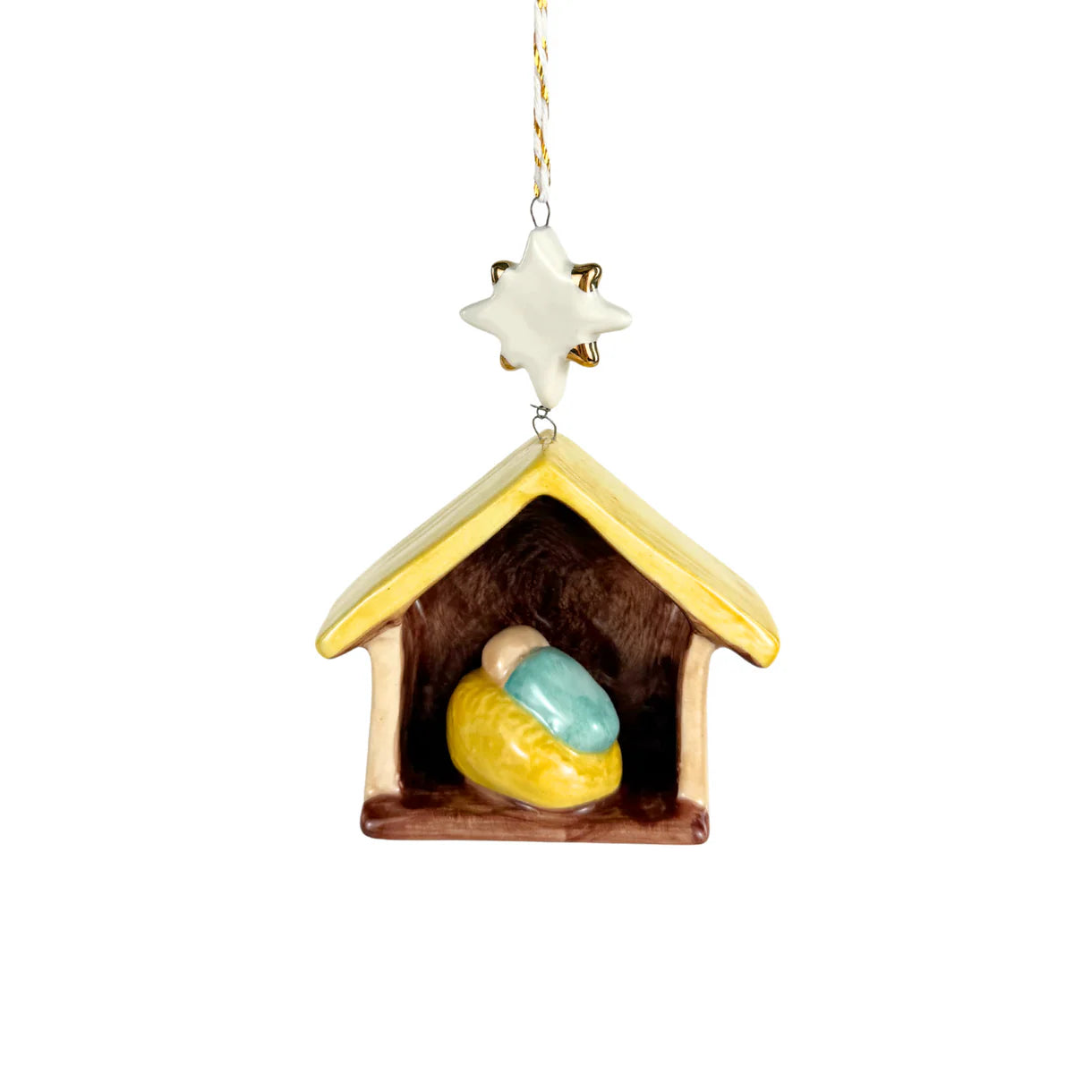 Baby Jesus In The Manger Ornament