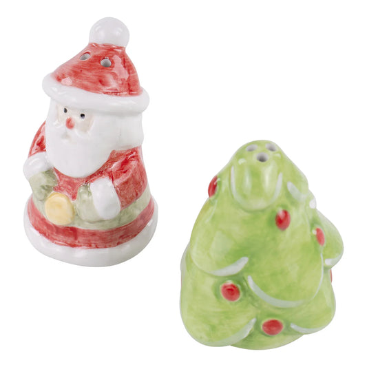 Santa & Christmas Tree Salt & Pepper Set