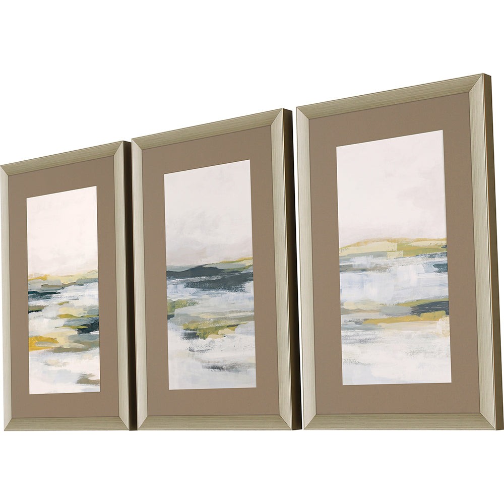 Ochre Vista Artwork - Set of Three