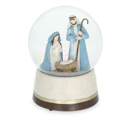 Holy Family Snow Globe