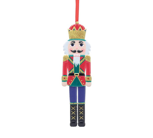 Nutcracker Shape Tin Ornament