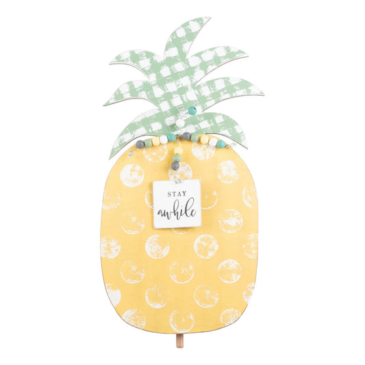 Stay Awhile Pineapple Topper