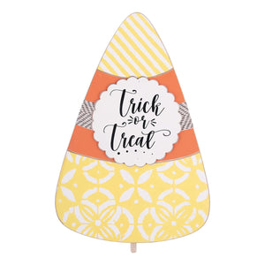 Trick or Treat Candy Corn Topper