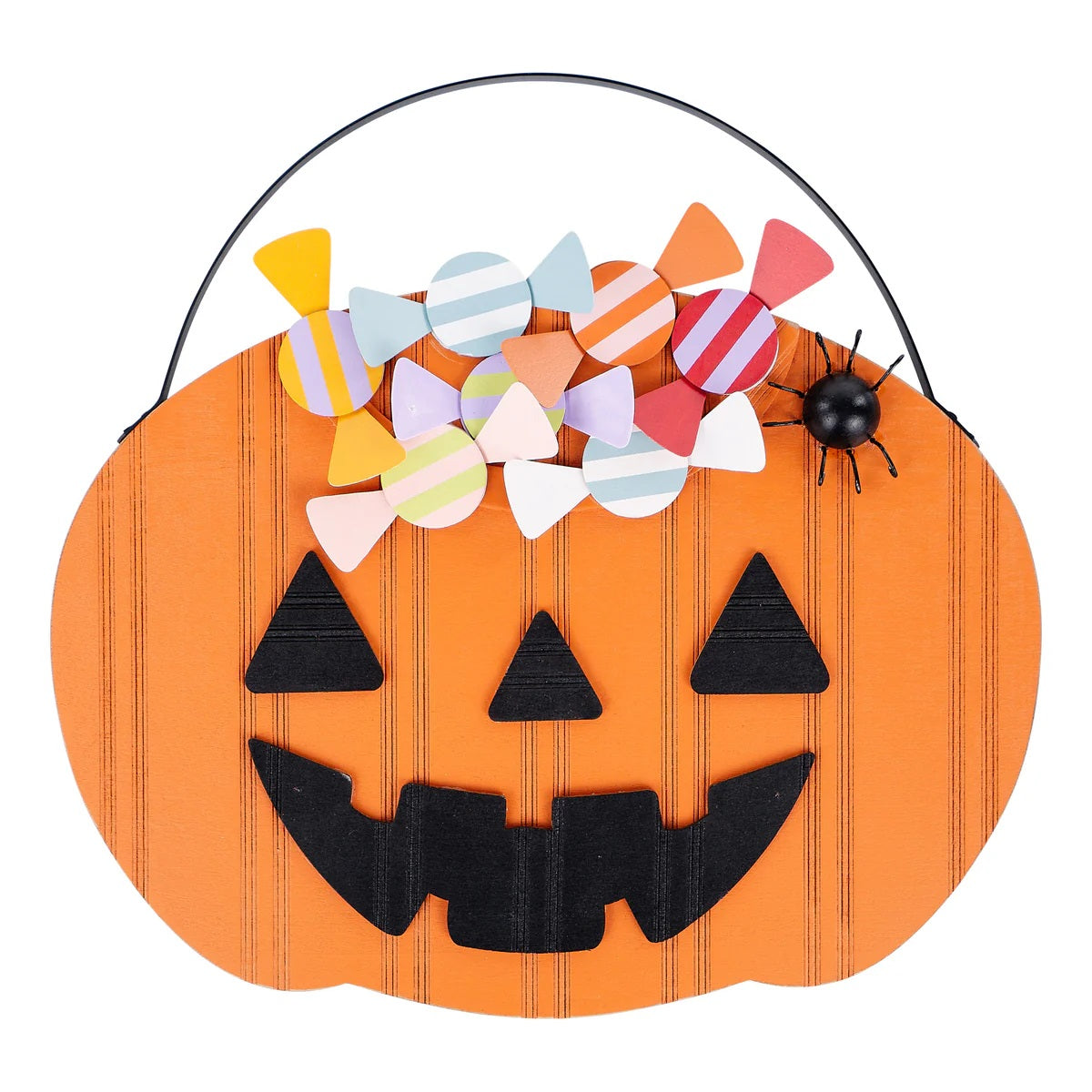 Pumpkin Pail with Candy Topper