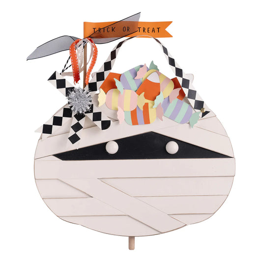 Mummy Candy Pail Topper