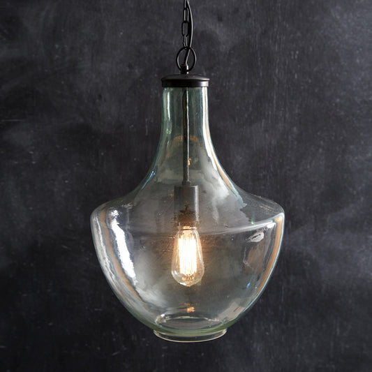 Brown Glass Pendant Lamp