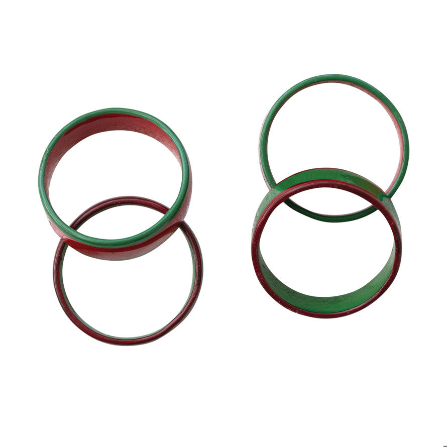 Enameled Metal Napkin Ring