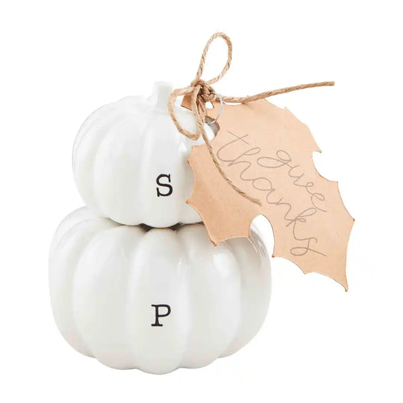 Stacked Pumpkin Salt & Pepper Shakers