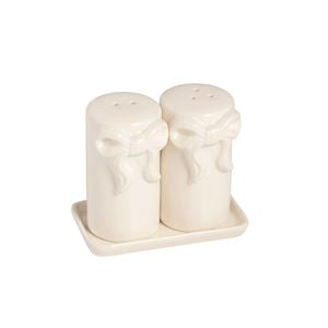 Bow Salt and Pepper Shaker Set