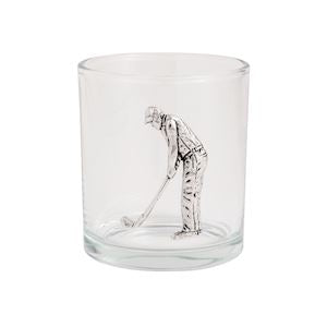 Golf Themed Double Old Fashion Glasses