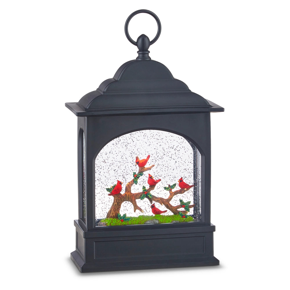 Cardinal Lighted Water Lantern