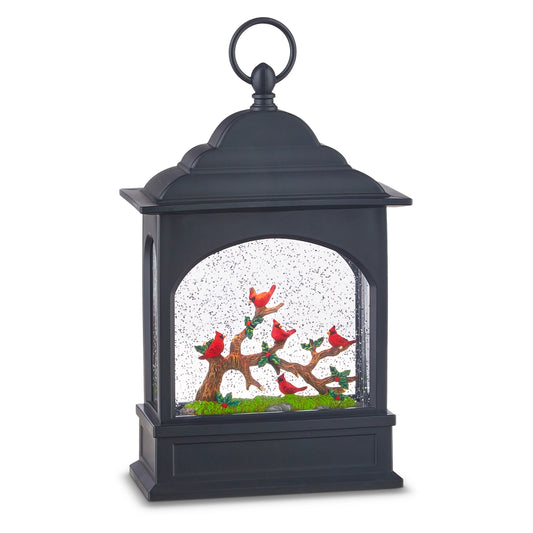 Cardinal Lighted Water Lantern