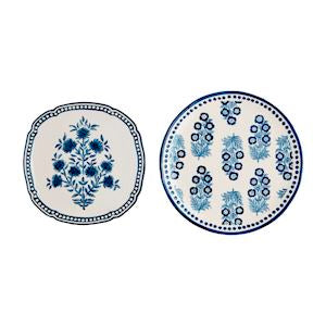 Blue and White Nested Platter, Set of TWO