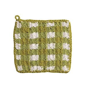 Spring Crocheted Pot Holder