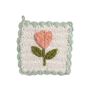 Spring Crocheted Pot Holder