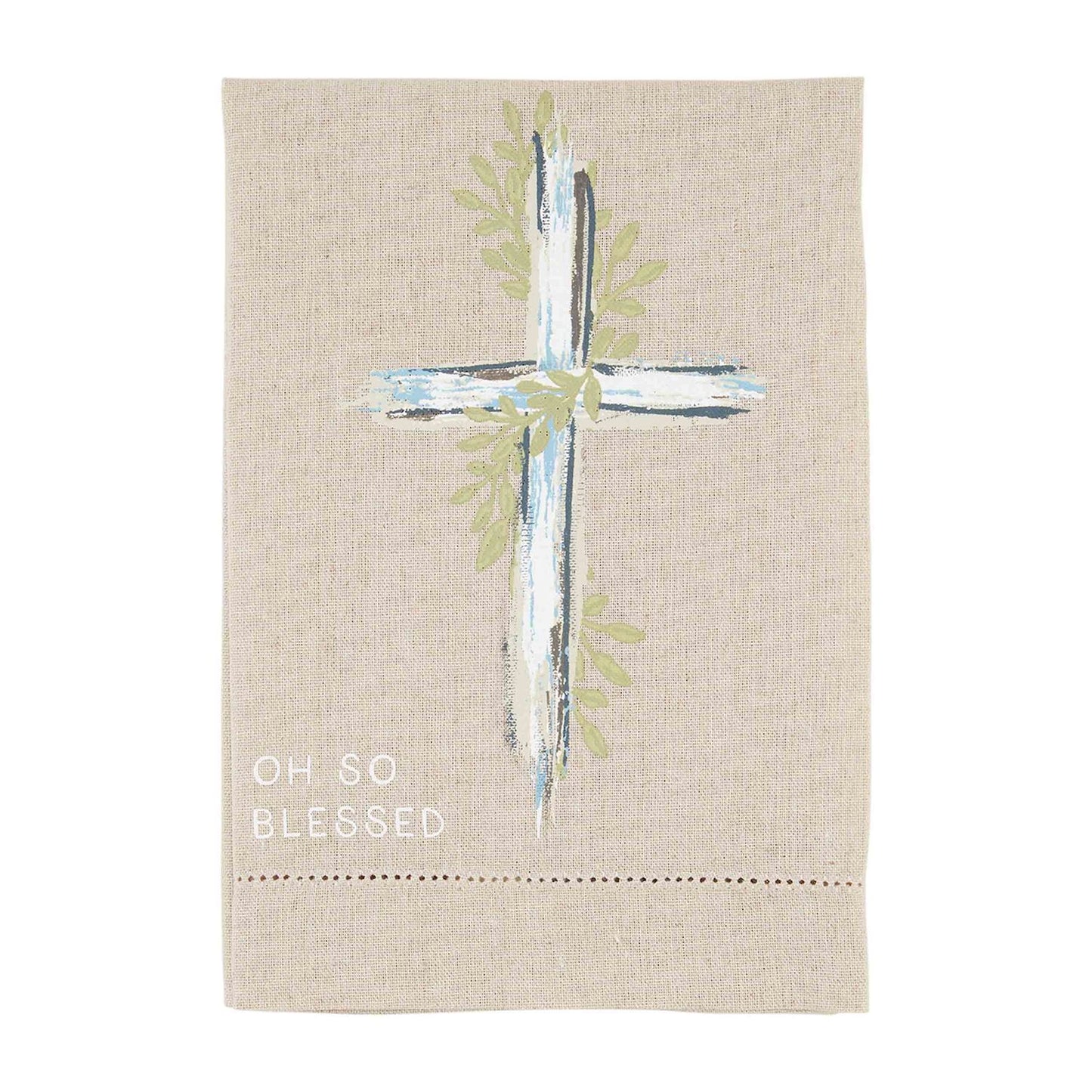 Cross Painted Hand Towel