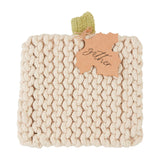 Knit Pumpkin Trivet