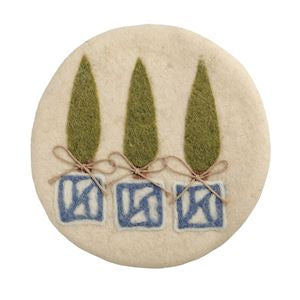 Three Topiaries Trivet