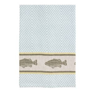 Fishing Inspired Woven Towel